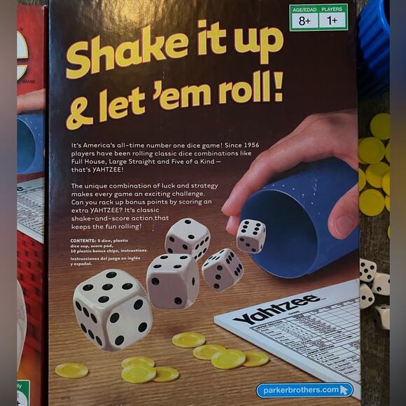 Yahtzee Classic Board Game for Family Toys Traditional Hobbies. - Picture 3 of 4